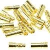 APEX 3.5mm Male / Female Gold Bullet Conn Plugs - 10 Pair #1102