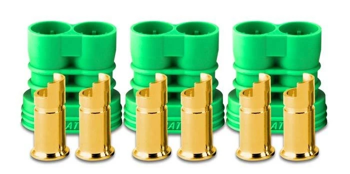 Castle Creations 6.5mm Polarized Bullet Conn Female Set 200A 1 Castle Creations 6.5mm Polarized Bullet Conn Female Set 200A