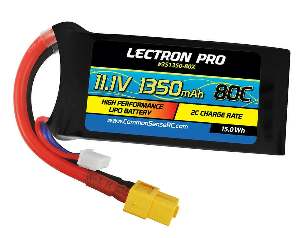 Commonsence RC 11.1v 1350 Mah 80c Lipo 1 Commonsence RC 11.1v 1350 Mah 80c Lipo