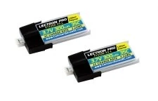 Commonsence RC Lectron Pro™ 3.7V 300mAh 35C Lipo Battery 2-Pack With MCPX Connector For Blade Nano QX 3D And MCP X