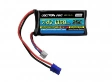 Commonsence RC Lectron Pro 7.4V 1350mAh 25C Lipo Battery With EC2 Connector For HobbyZone Delta Ray And Firebird Stratos