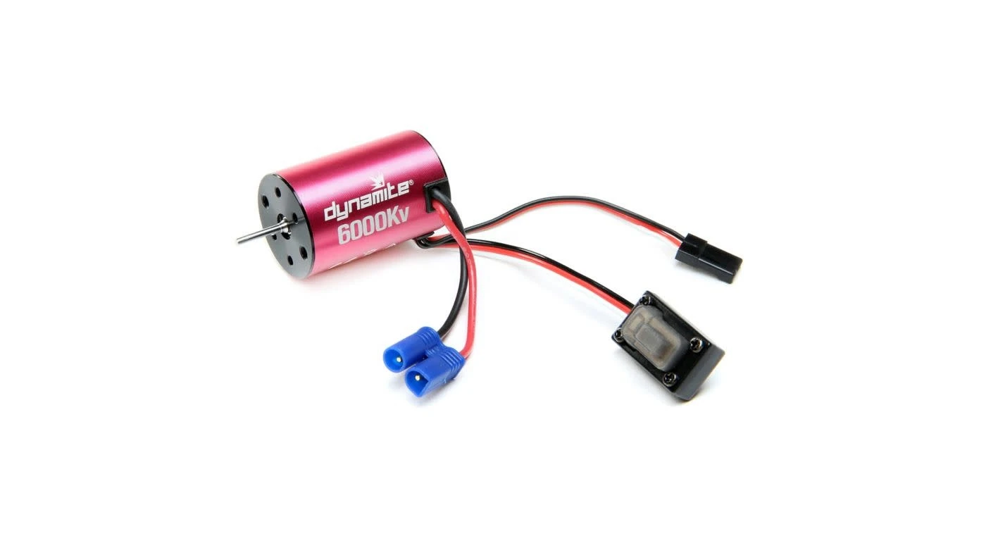 Dynamite Brushless Motor/ESC, 2n1 Combo, 6000Kv: Mini-T 2.0 1 Dynamite Brushless Motor/ESC, 2n1 Combo, 6000Kv: Mini-T 2.0