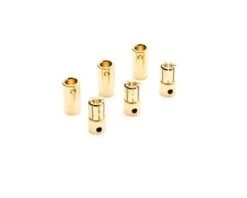 Dynamite Gold Bullet Connector Set, 6.5mm (3)