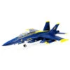 EFL13950 F-18 Blue Angels 80mm EDF BNF Basic Ground Ship Covered To California