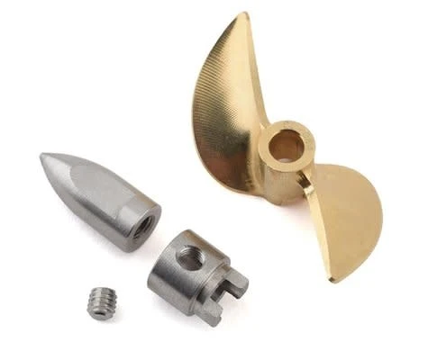 HOT RACING SPN1000E Brass Prop Set W/Bullet Nut/Drive Dog M41 1 HOT RACING SPN1000E Brass Prop Set W/Bullet Nut/Drive Dog M41