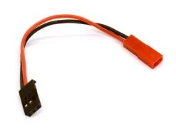 Integy 100mm Silicone Wire JST Style 2 Pin To FUT Male Plug Wire Harness C28100