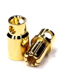 Integy High Current Gold Plated 8mm Bullet Male & Female Connector Set C24671
