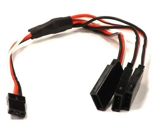 Integy V2 Length 230mm Y-Type 1-to-3 Wire Harness For RX Plug C24105 1 Integy V2 Length 230mm Y-Type 1-to-3 Wire Harness For RX Plug C24105
