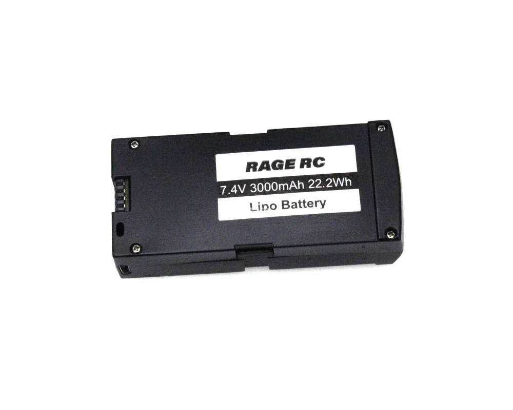 Rage R/C 2S 7.4V 3000 MAh Battery W/ Case; Stinger GPS 1 Rage R/C 2S 7.4V 3000 MAh Battery W/ Case; Stinger GPS