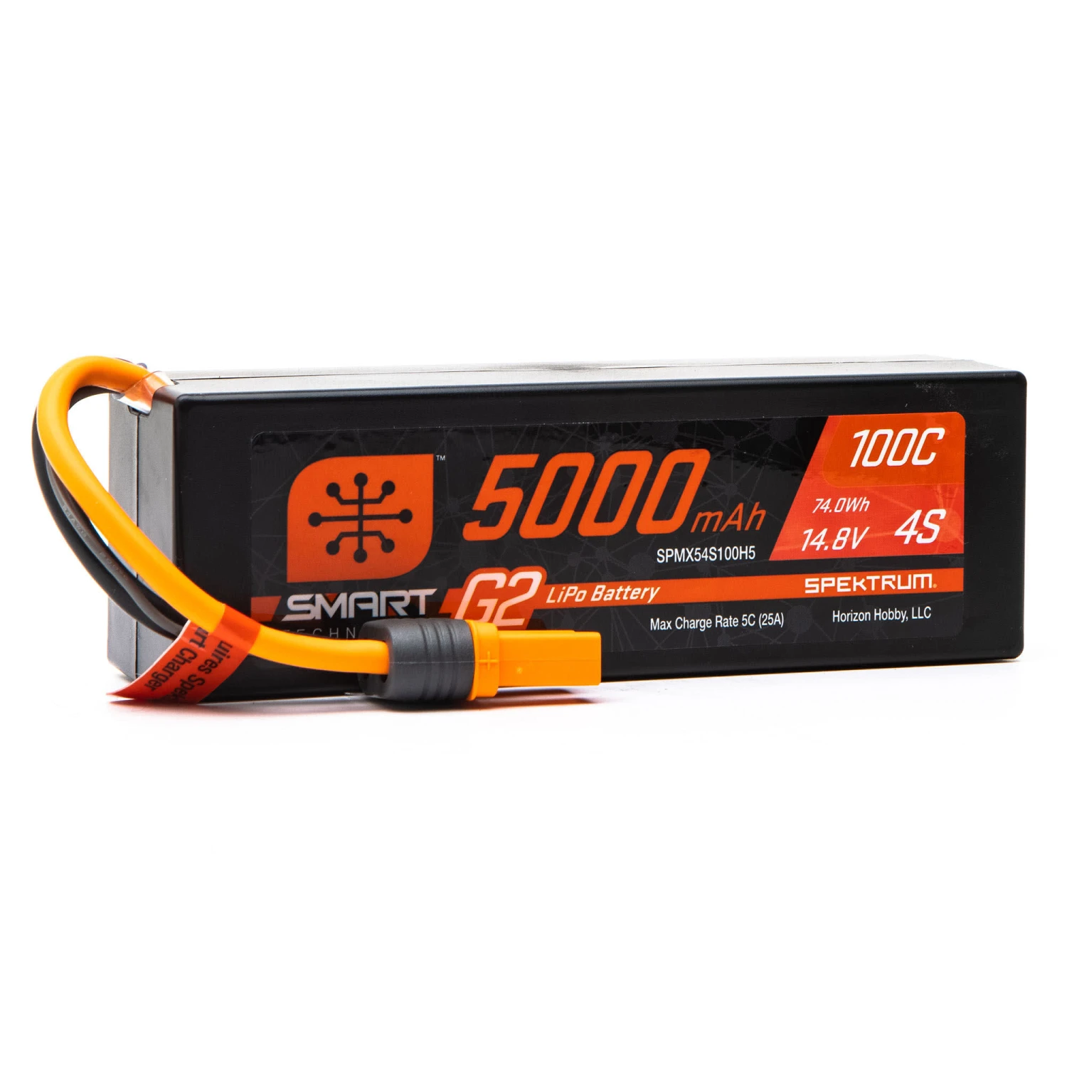 Spektrum 5000mAh 4S 14.8V Smart G2 LiPo 100C; IC5 1 Spektrum 5000mAh 4S 14.8V Smart G2 LiPo 100C; IC5