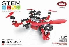 STEM EDUCATIONAL FPV WIFI BRICK FLYER (BLUE, RED, & YELLOW COLORS AVAILABLE)