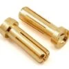 TQ Wire 5mm Male Bullets Low Profile (pr.) Gold 19mm