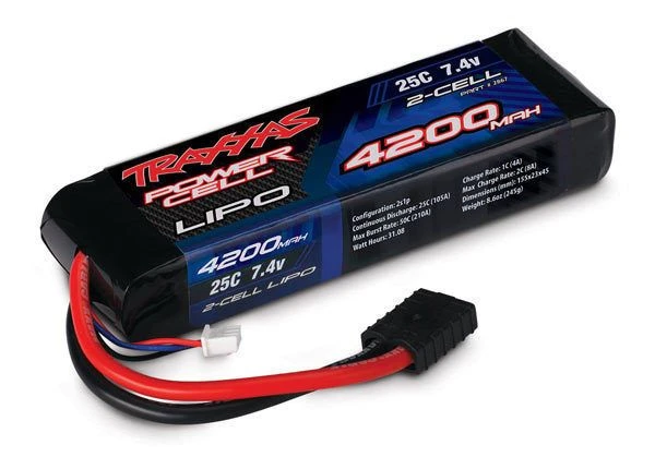 Traxxas 2867 LIPO 2S 7.4V 4200 25C