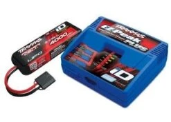 Traxxas Battery/charger Completer Pack (includes #2970 ID Charger (1), #2849X 4000mAh 11.1v 3-Cell 25C LiPo Battery (1))
